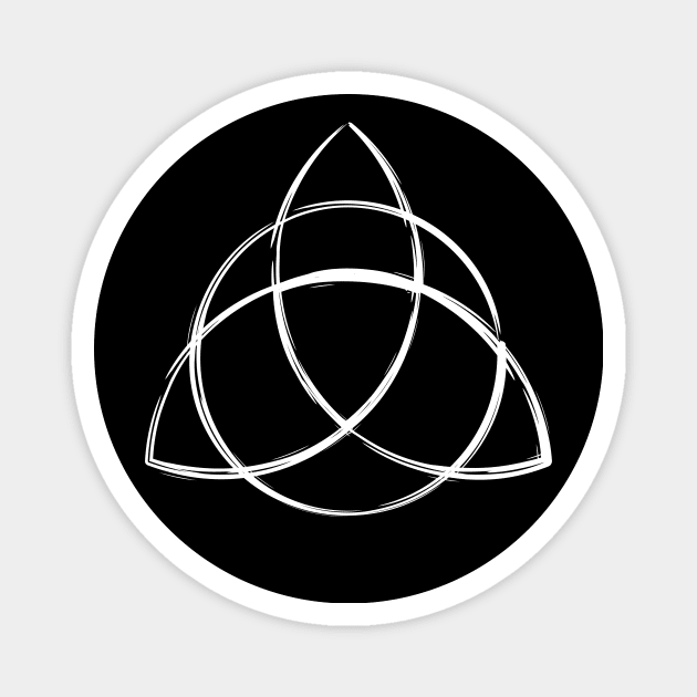 Triquetra | Celtic Knot Design Magnet by Time Nomads